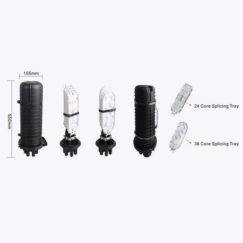 T6-106H 96 Core/144 Core Fiber Optic Splice Closure