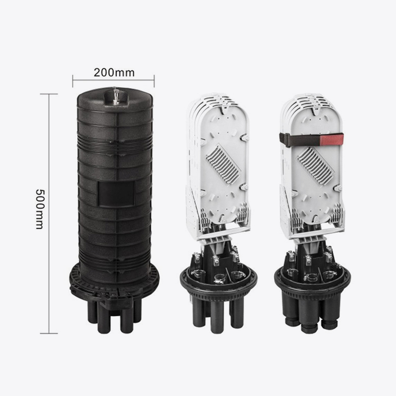 T6-116R 576 Core Fiber Optic Splice Closure (Ribbon Fiber)